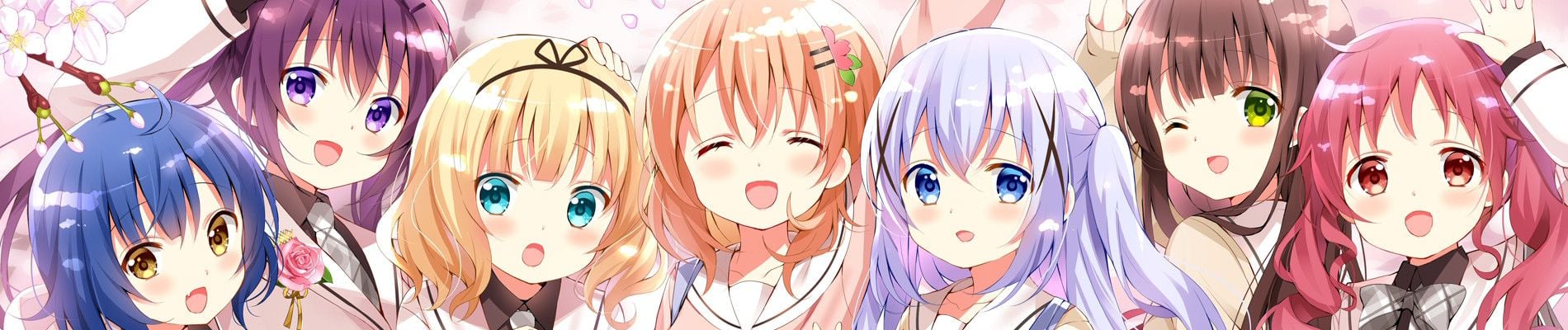 Gochuumon wa Usagi desu ka? Bloom Backdrop