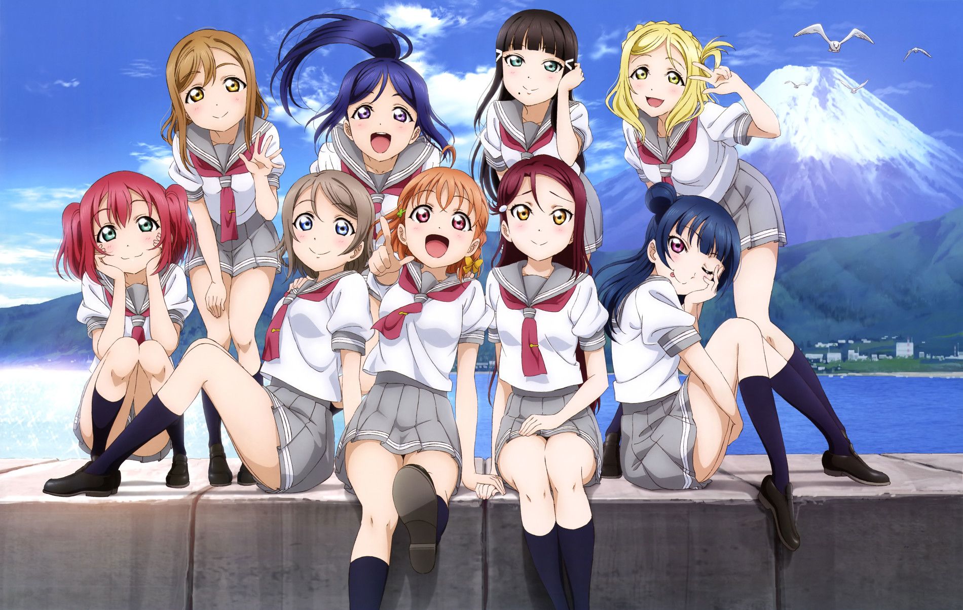 Love Live! Sunshine!! Backdrop