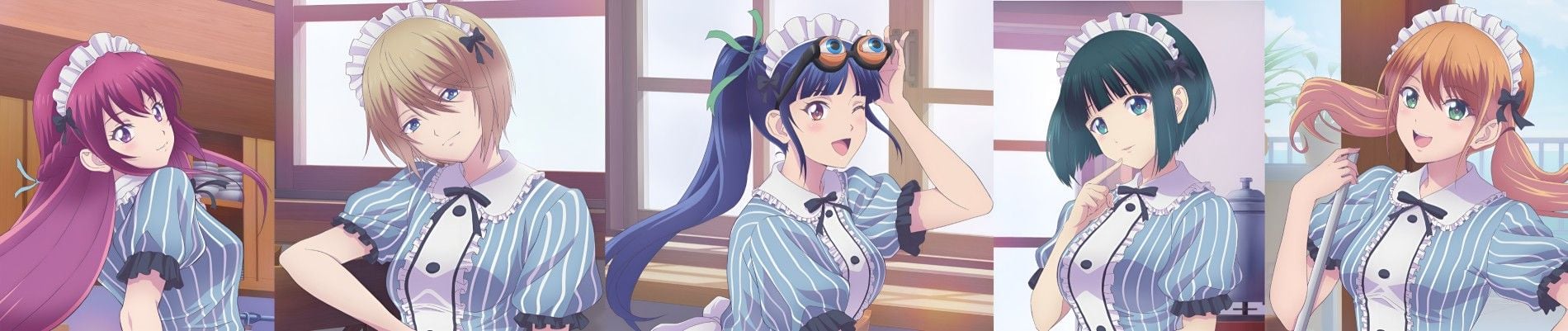 Megami no Café Terrace Backdrop