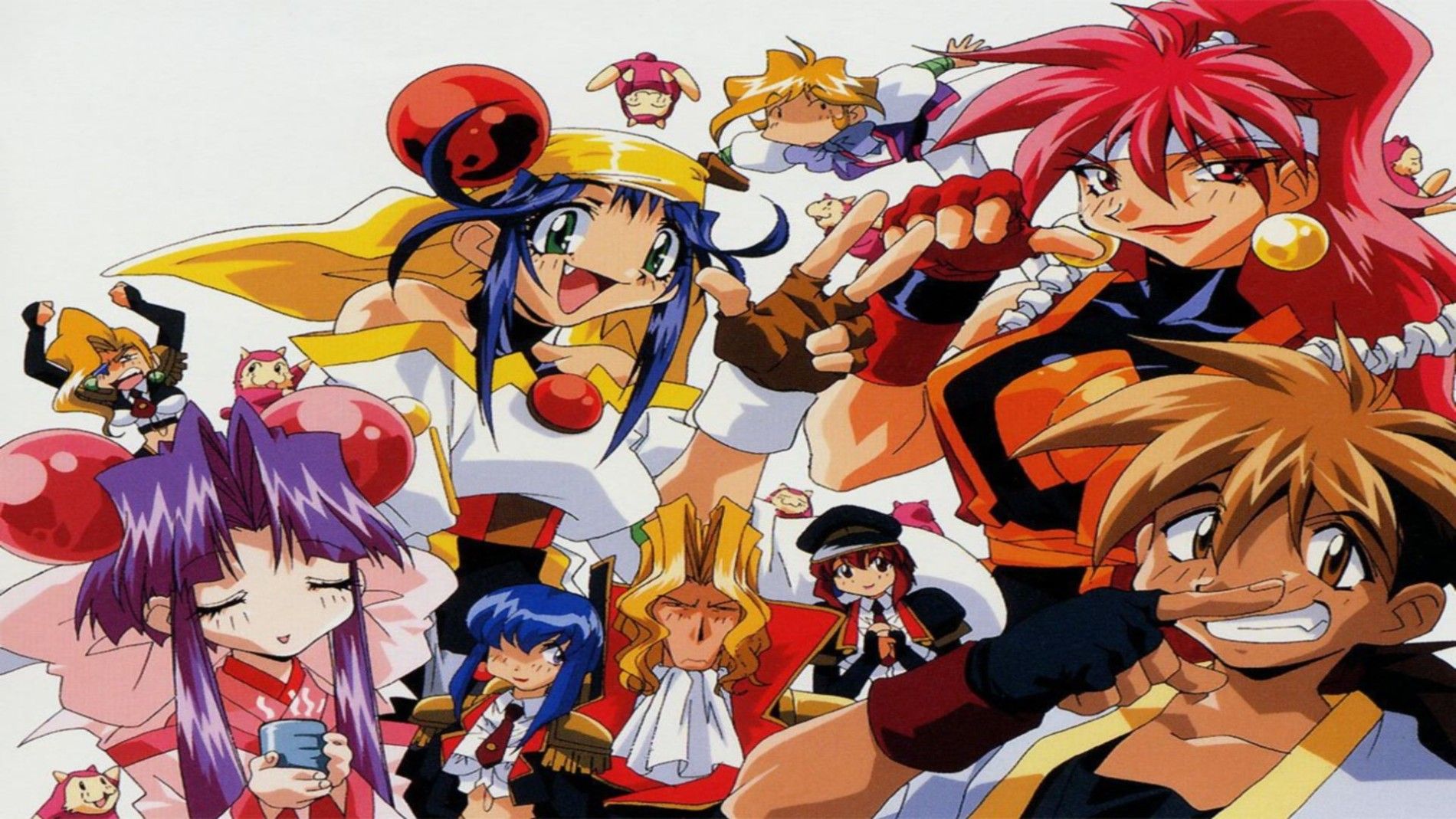 Saber Marionette J Again Backdrop