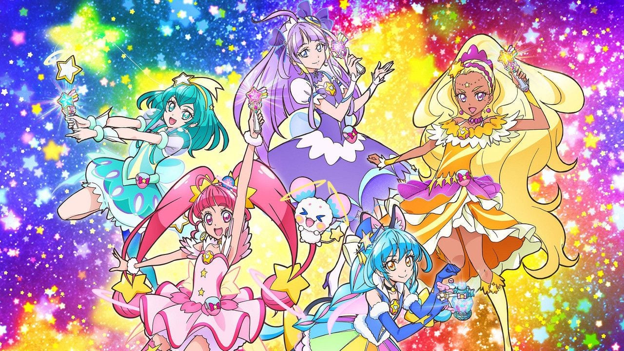 Star☆Twinkle Precure: Hoshi no Uta ni Omoi wo Komete Backdrop