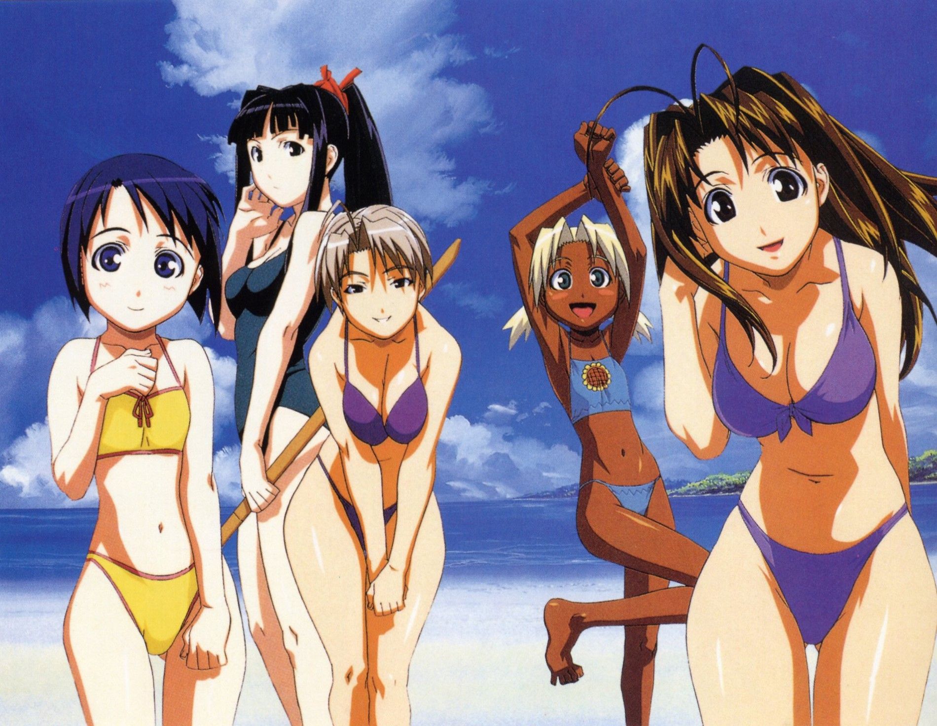 Love Hina Haru Special: Kimi Sakura Chiru Nakare!! Backdrop