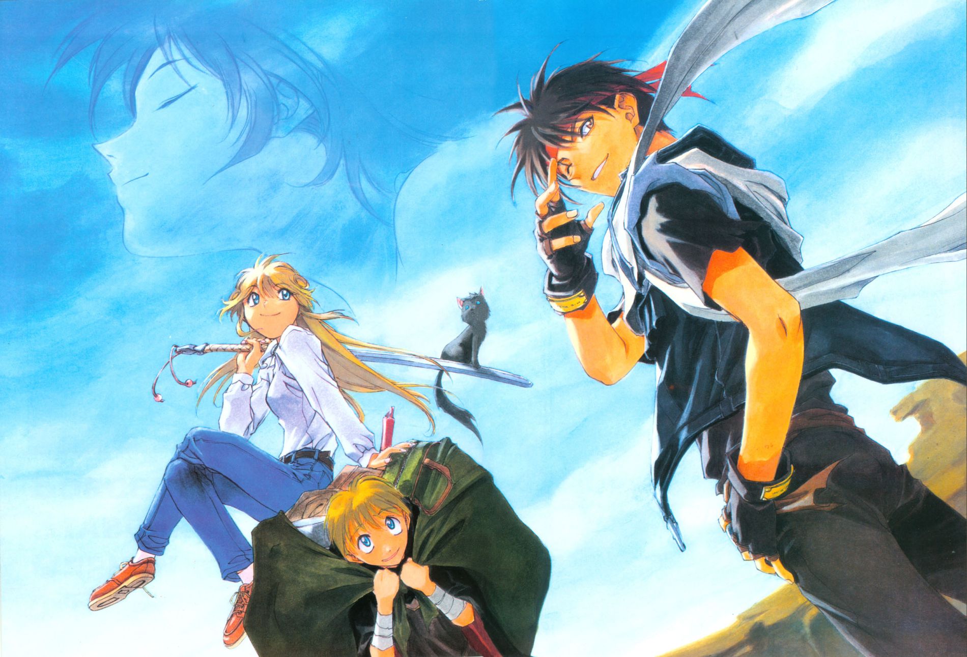 Majutsushi Orphen Backdrop