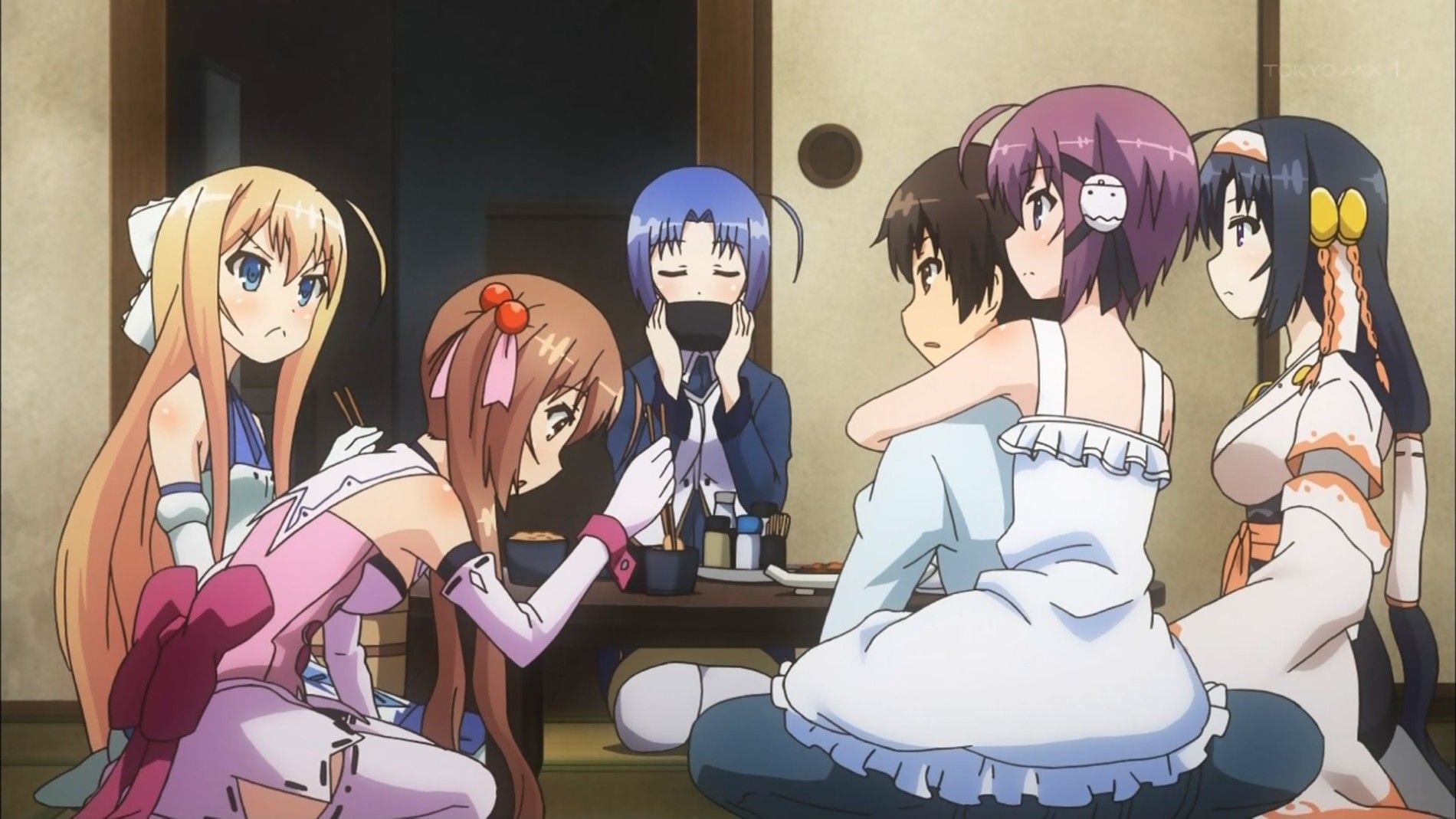 Rokujouma no Shinryakusha!? Backdrop