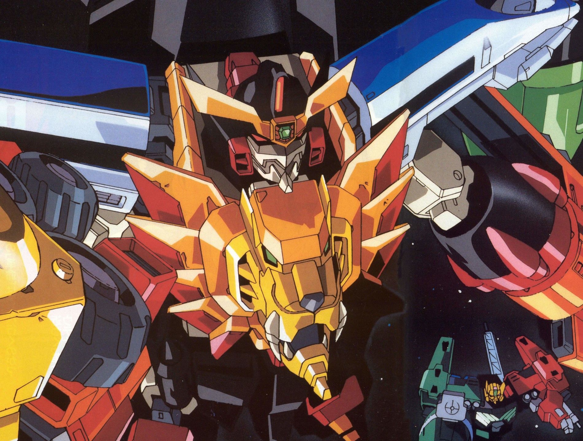 Yuusha-Ou GaoGaiGar Backdrop