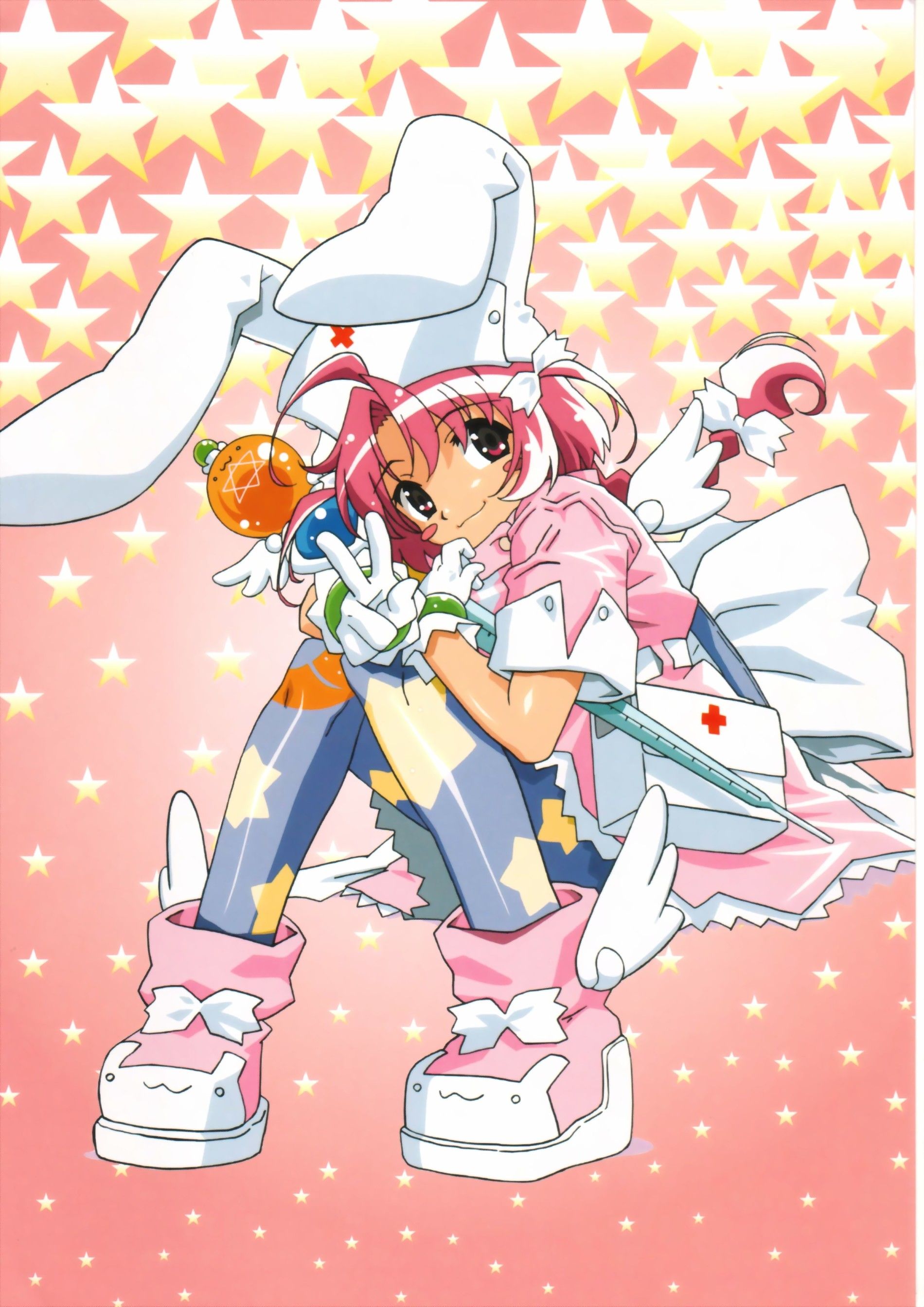 Nurse Witch Komugi-chan Magikarte Backdrop