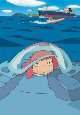 Portada de Gake no Ue no Ponyo
